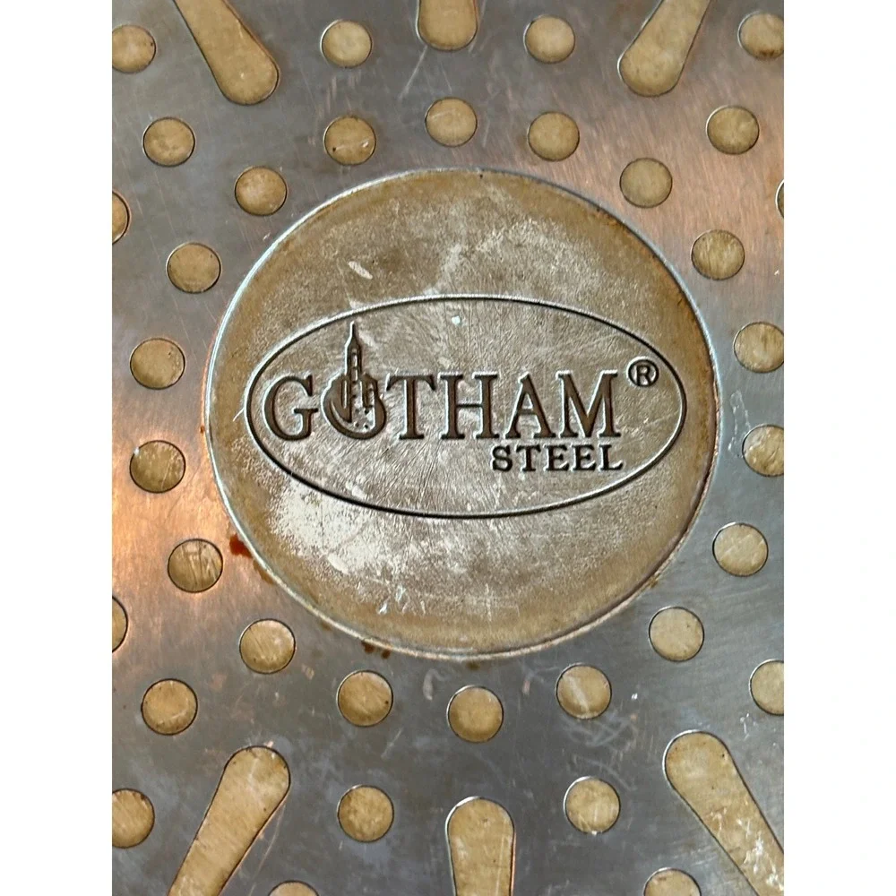 Gotham Steel Hammered Copper 8 inch Sauce Pan Cooking Pot with Glass Lid 9071